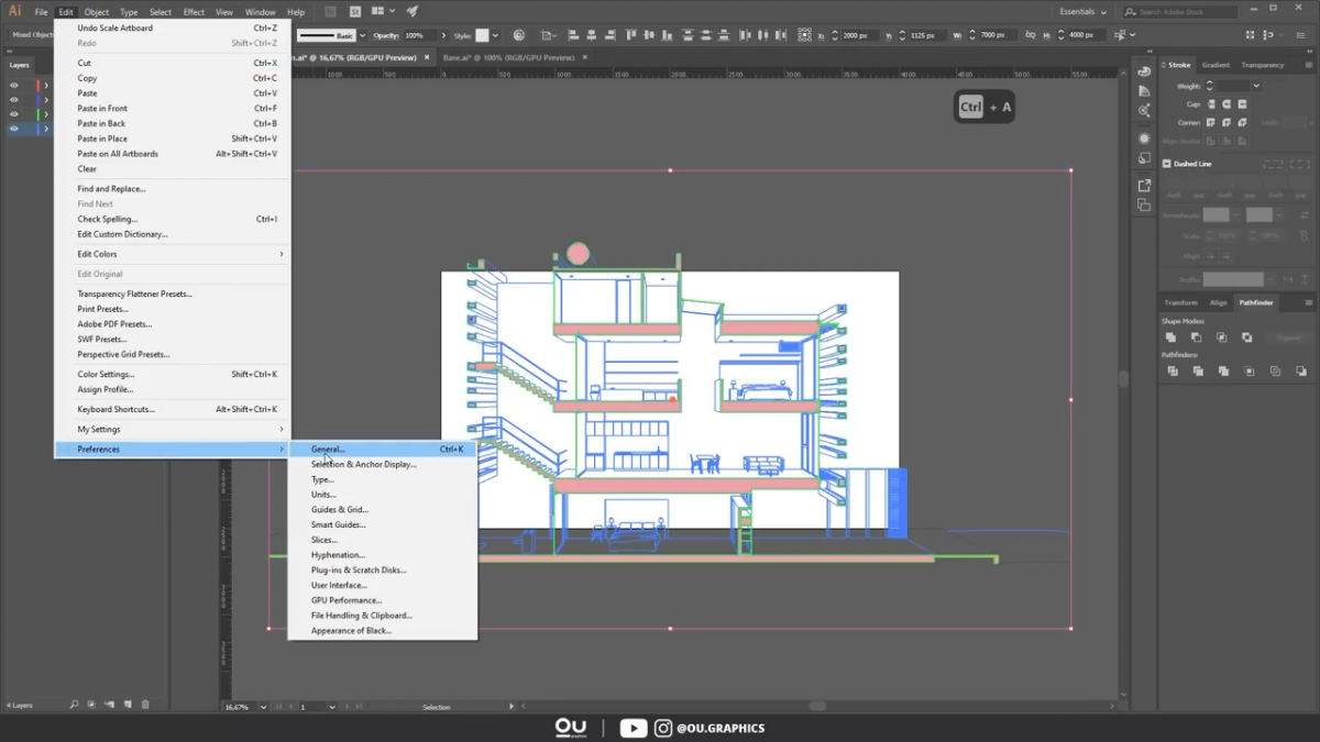 sketchup2019透视剖面图的最佳工作流程