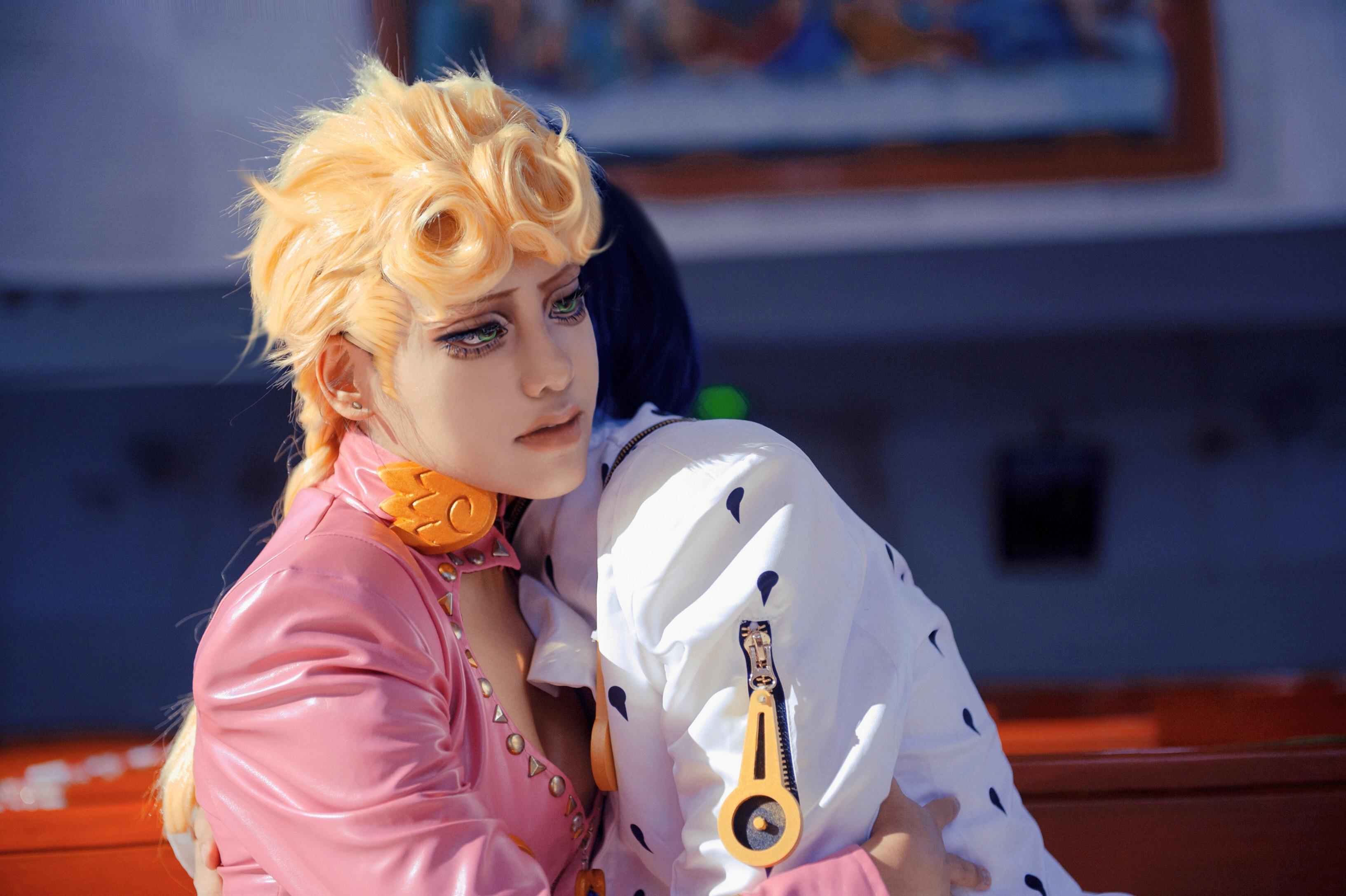 jojo的奇妙冒险黄金之风乔鲁诺x布加拉提cosplay