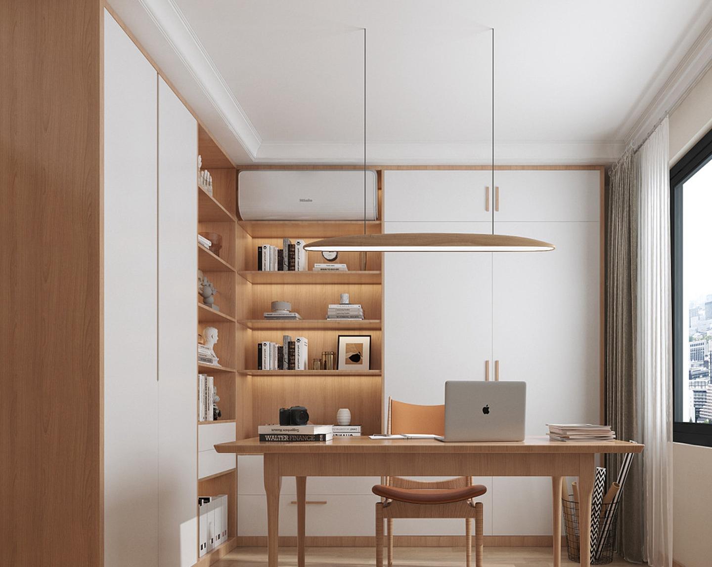 大华锦绣时代140㎡户型改造┃原木风格┃东方一木设计