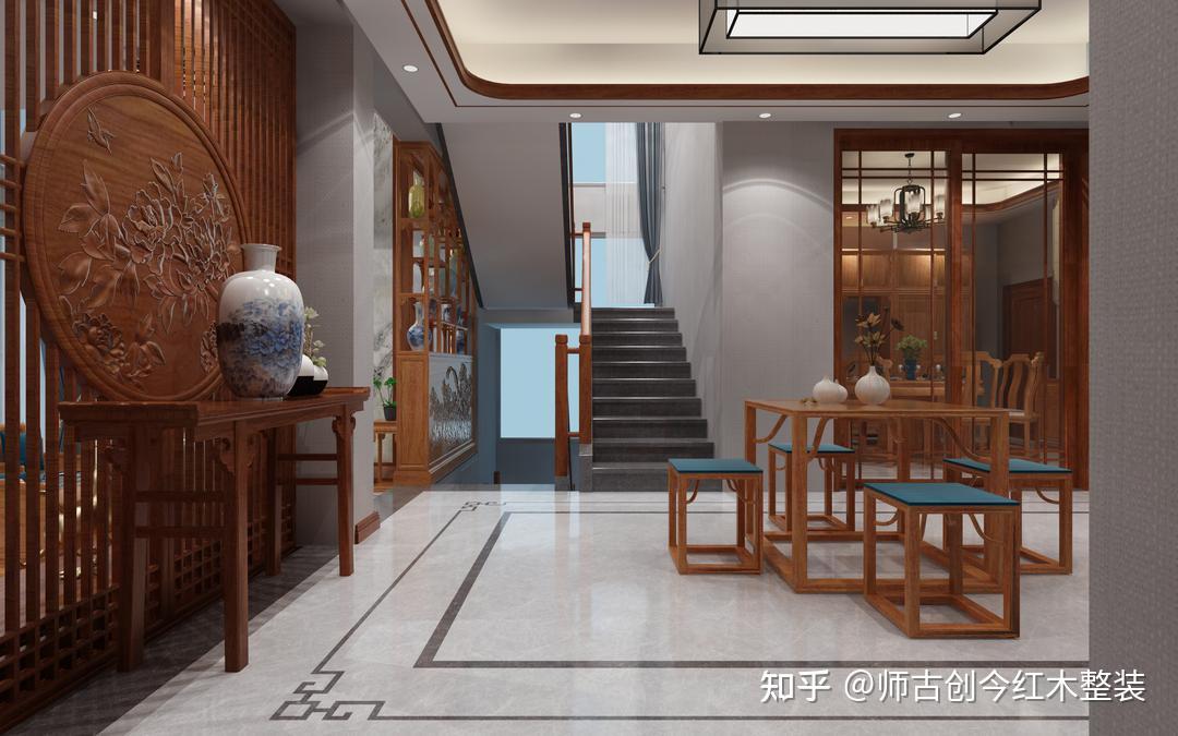 中式红木装修,中式韵味淡雅幽静 - 知乎