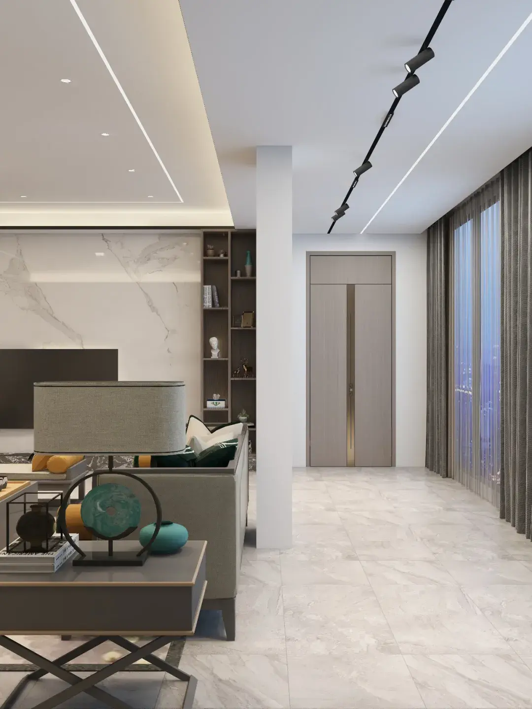 深圳岚庭原创首发丨振业城二期550㎡别墅装修设计深谙慢生活之道胡兆