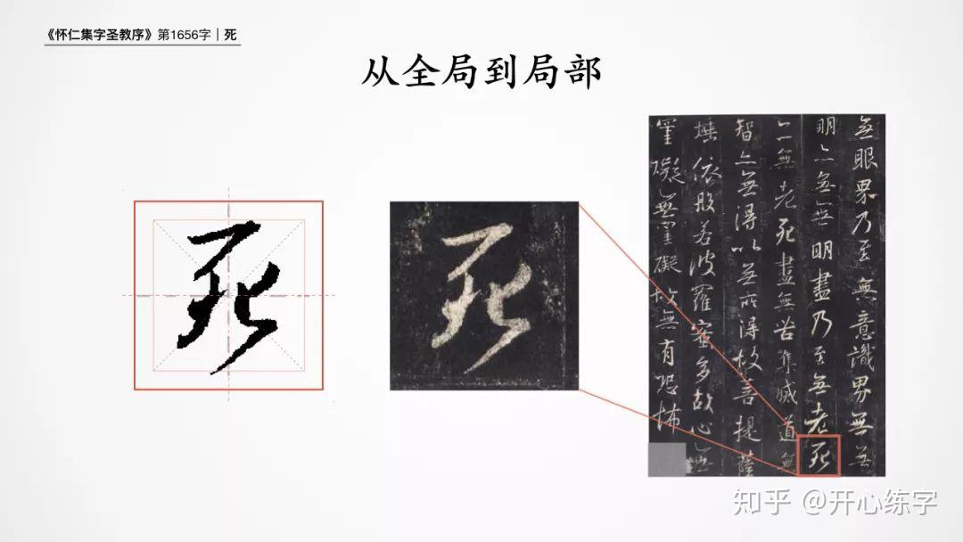 死(1656)|硬笔练习书圣王羲之的基础行书《圣教序》|每日精进 - 知乎