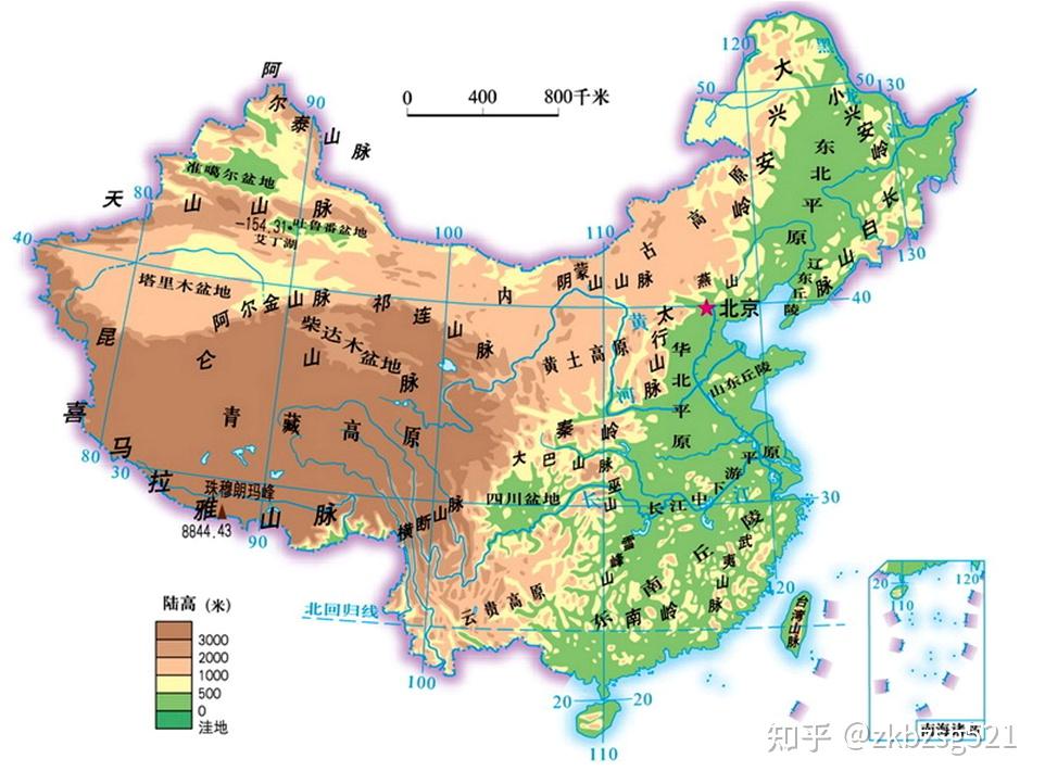 初中地理地图册高清图片