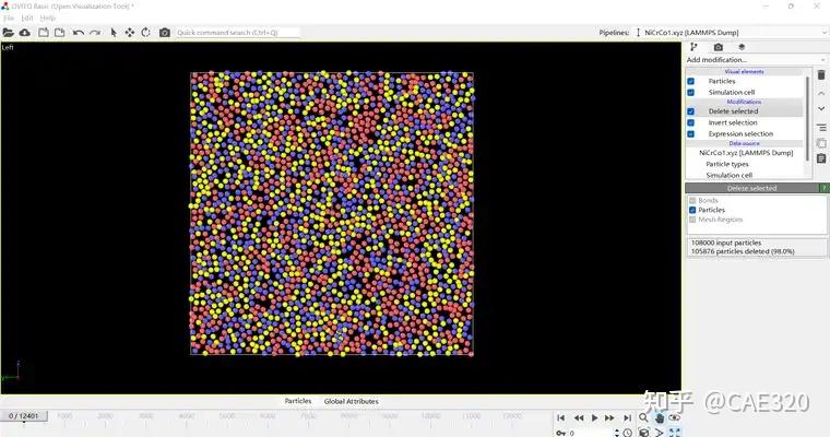 [lammps教程]OVITO绘制原子运动轨迹线 - 知乎
