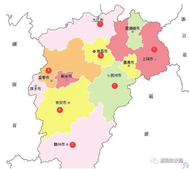 鄱阳县地图行政区划图图片