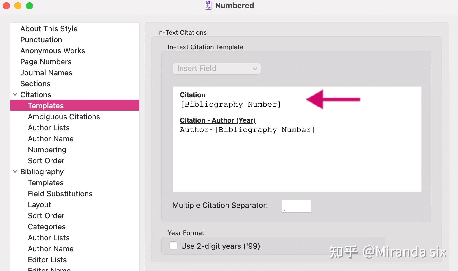Endnote MAC版中引文（Citation）和参考文献（Bibliography）加括号[1] 知乎