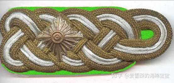 二战德国警察警衔标志上