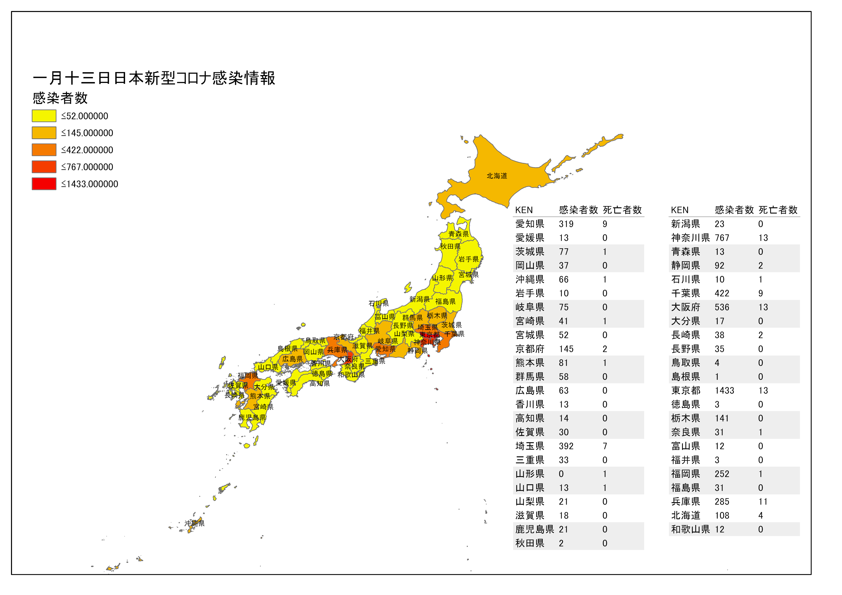 日本1月13日疫情情况 知乎