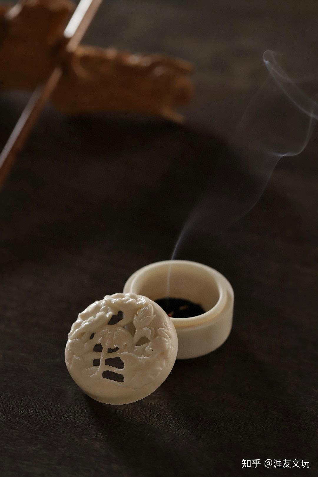 鹿角荷趣迷你小香炉