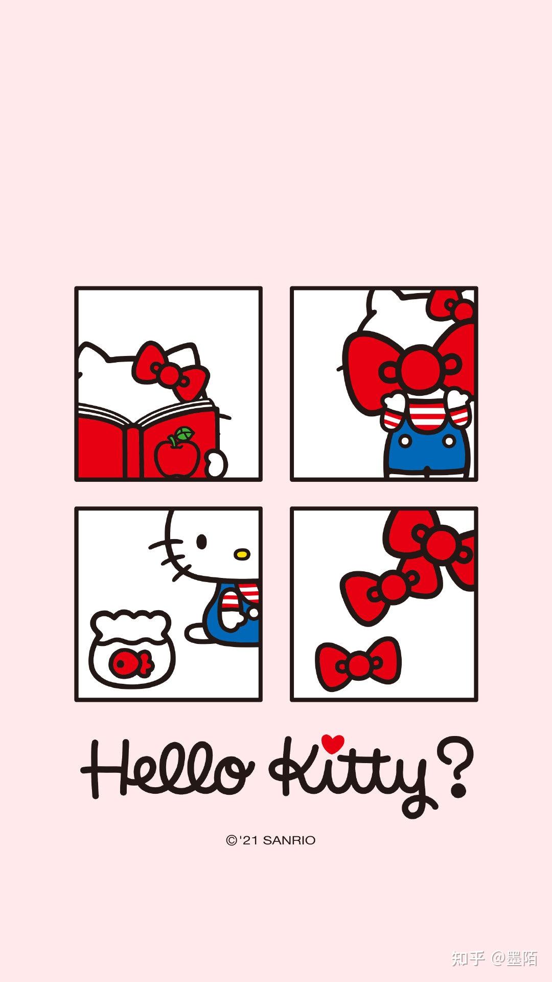 一组粉色壁纸分hellokitty kt猫手机壁纸