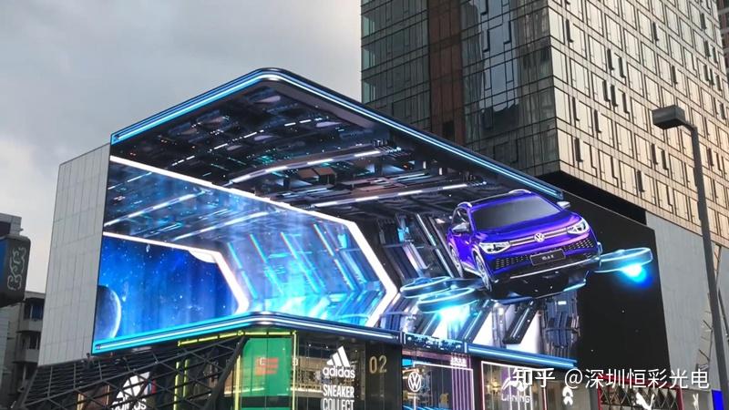 裸眼3d大屏实现视觉3d特效的原理解析