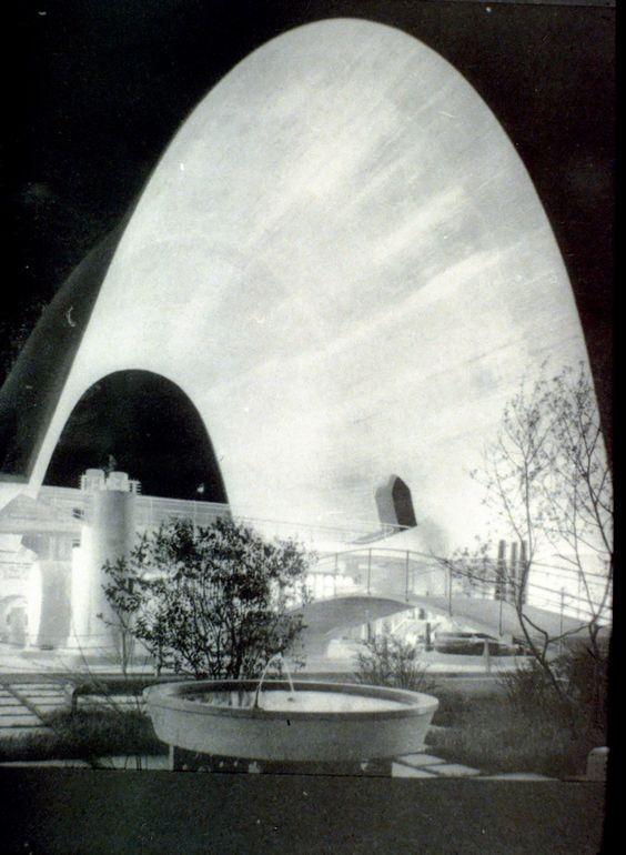 水泥馆薄壳结构,瑞士苏黎士世博会,1939水泥馆薄壳的建造过程马亚尔