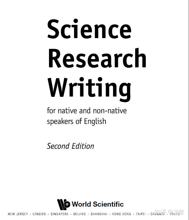 Science Research Writing for native and non-native speakers of English ...