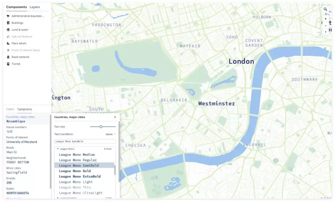 一鍵切換mapbox地圖至中文語言聖誕新更mapboxstudio五大亮點