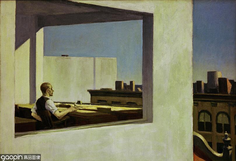 走进爱德华·霍普的孤独境界,感受简洁中的无限内涵