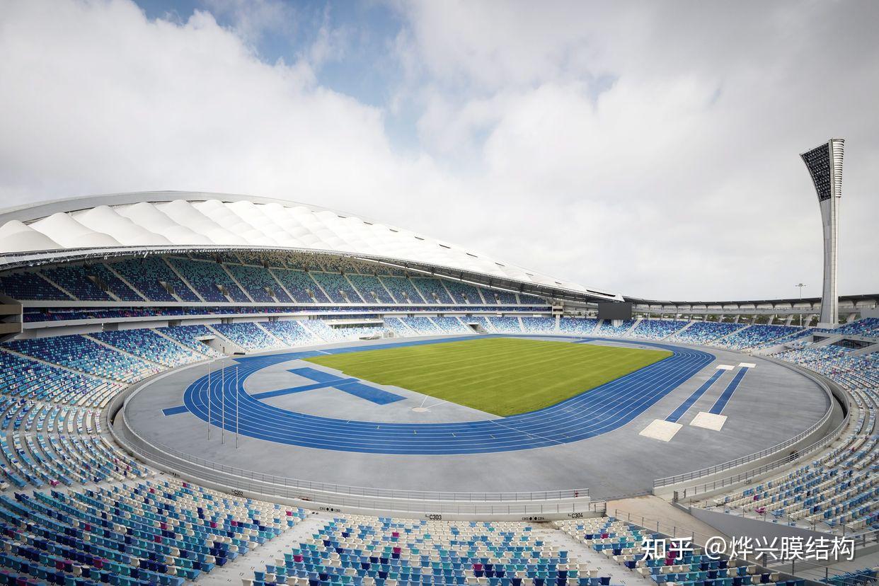 膜结构体育场海口五源河体育场