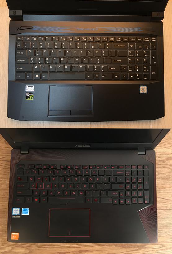 【评测】机械师t58-t1 (vs)飞行堡垒fx53v 全面对比评测