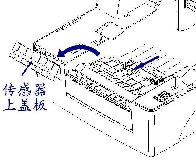 惠普打印机传感器图解图片