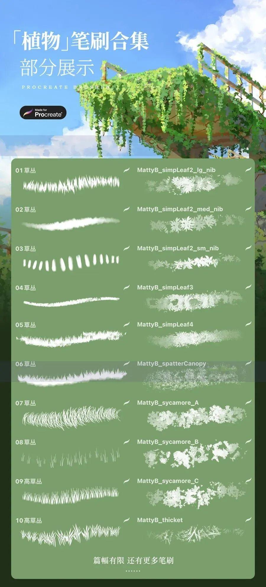 素材资源 | 1500款插画手绘必备Procreate全套笔刷！ - 知乎