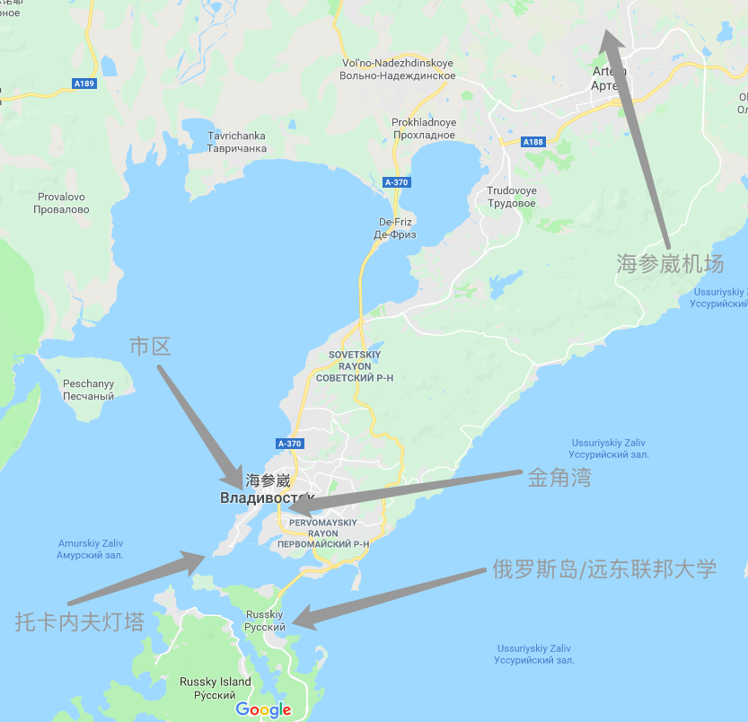 海參崴簡要地圖11,海參崴的物價和國內一線城市差不多,酒店不便宜,都