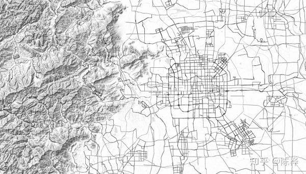 城市肌理街道空间区位分析底图在线生成