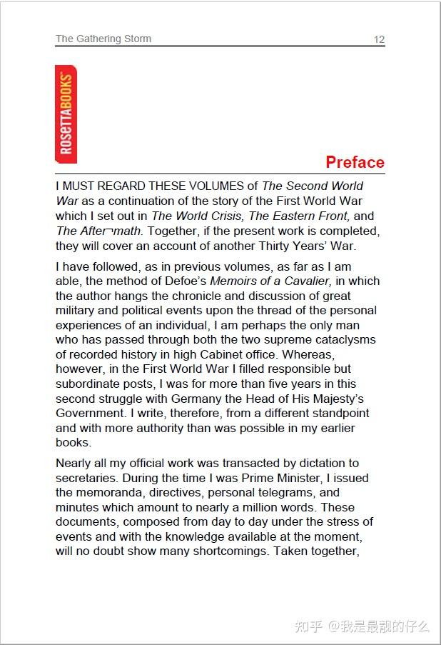 The Second World War 丘吉尔二战回忆录（全6册英文原版）高清电子书
