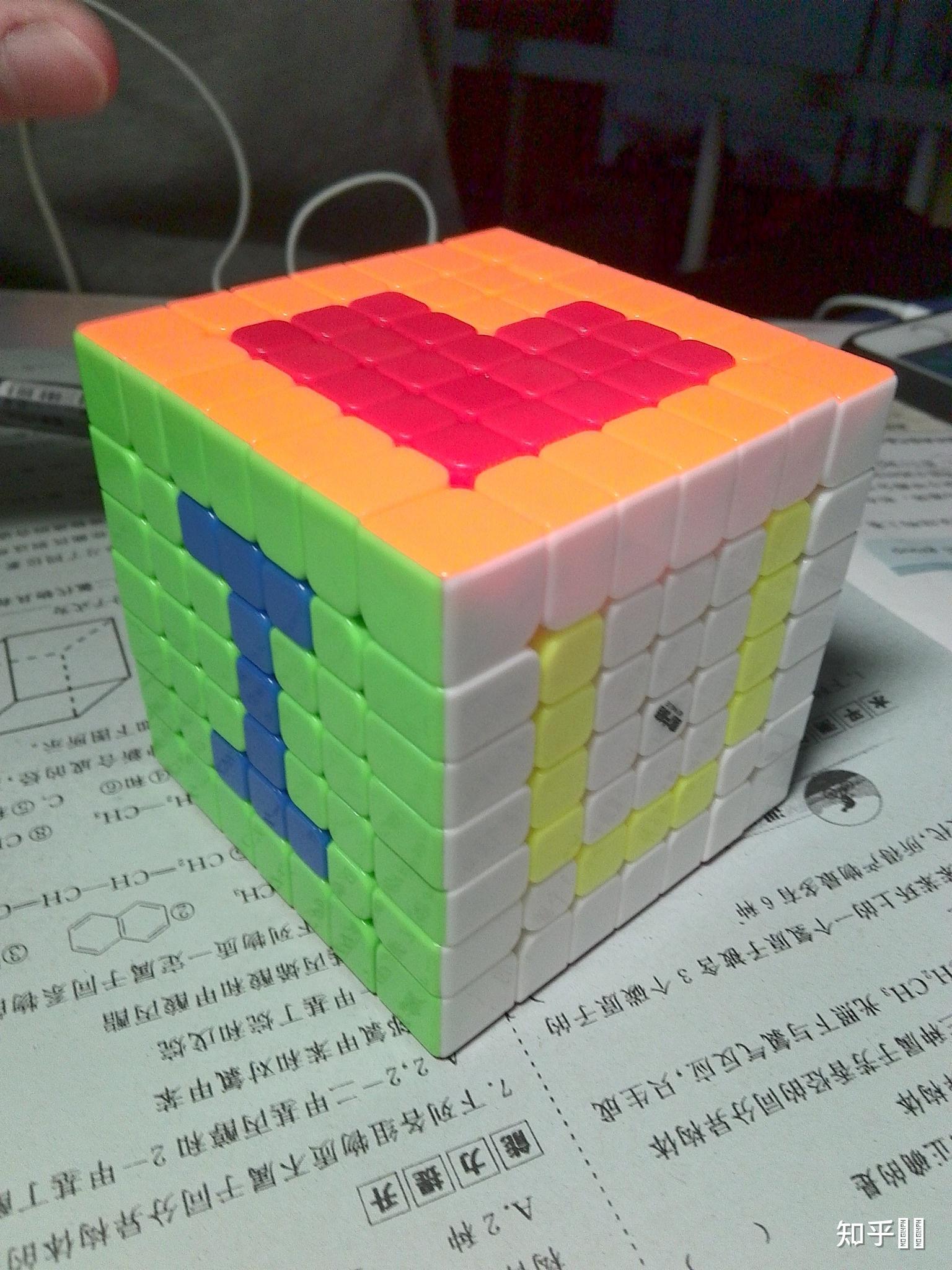 十阶魔方拼六面心可以吗