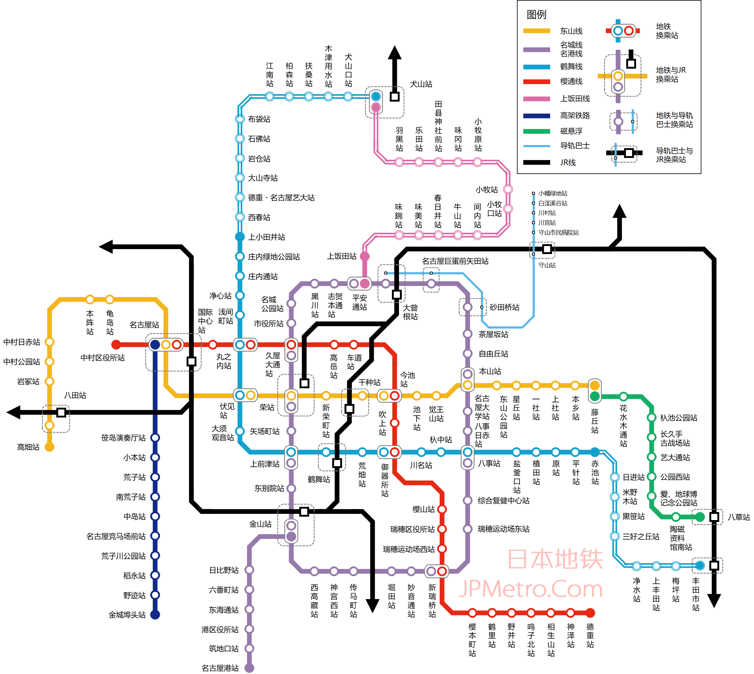 Tokyo metropolitan map - Tokyo metropolitan railway map (Kantō - Japan)