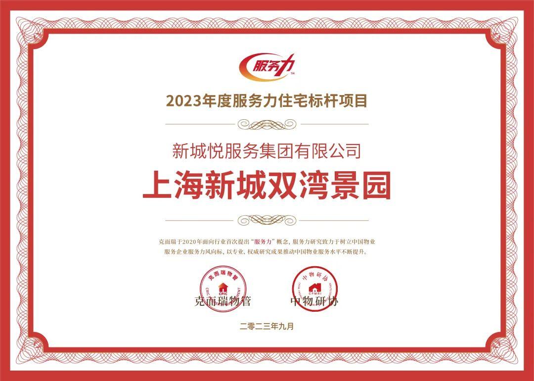 新城控股集团悦服务荣获“2023中国物业服务力百强企业”、“2023中国物业FM设施管理领先企业”等 - 知乎