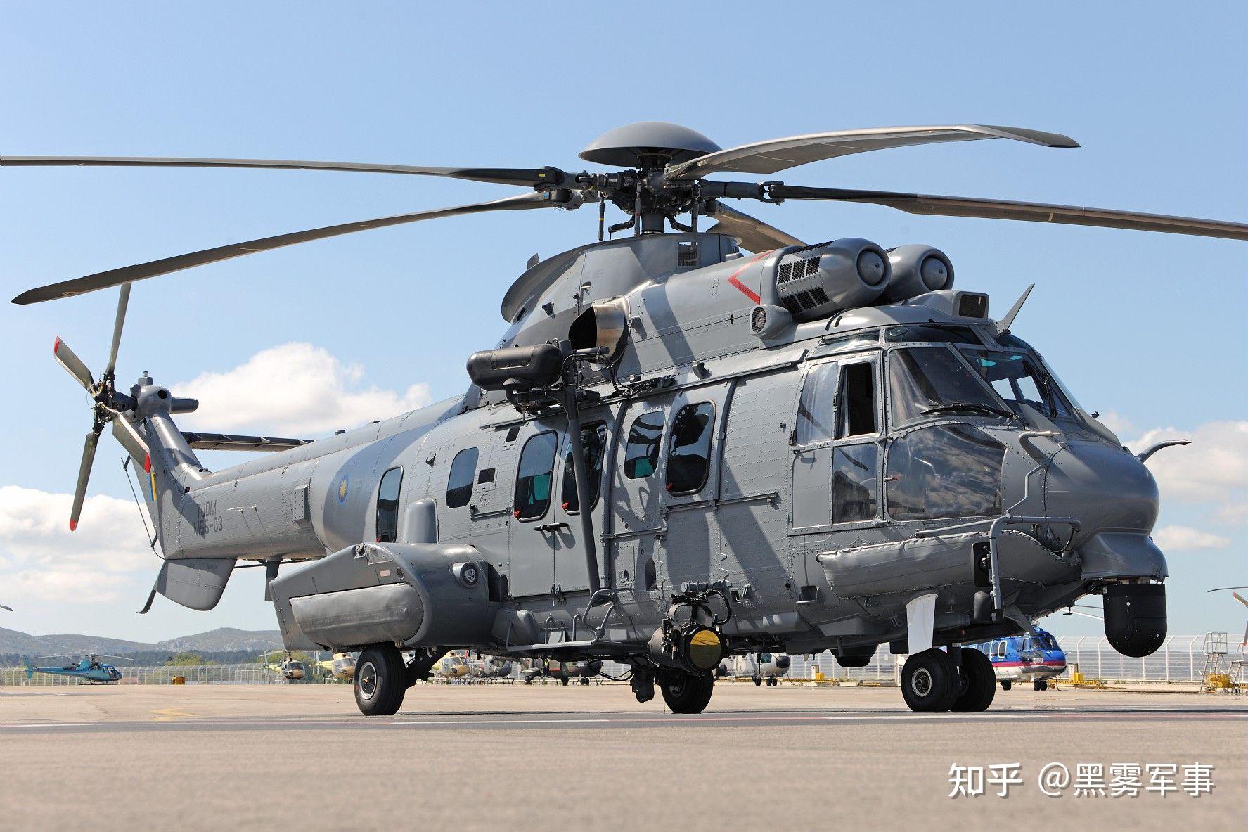 ec725 caracal是一种远程战术运输直升机