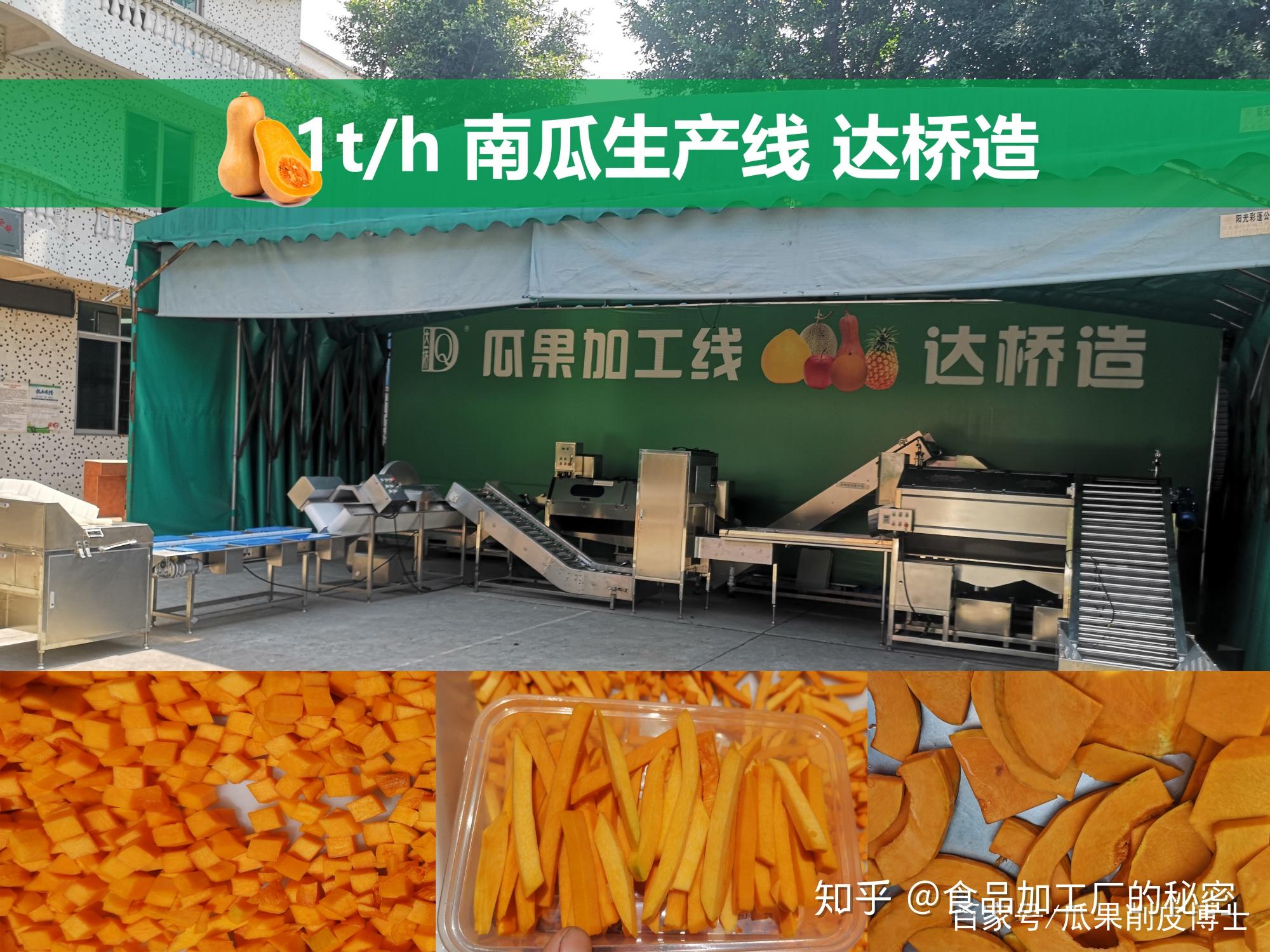 南瓜如何深加工南瓜粉南瓜片南瓜泥加工设备
