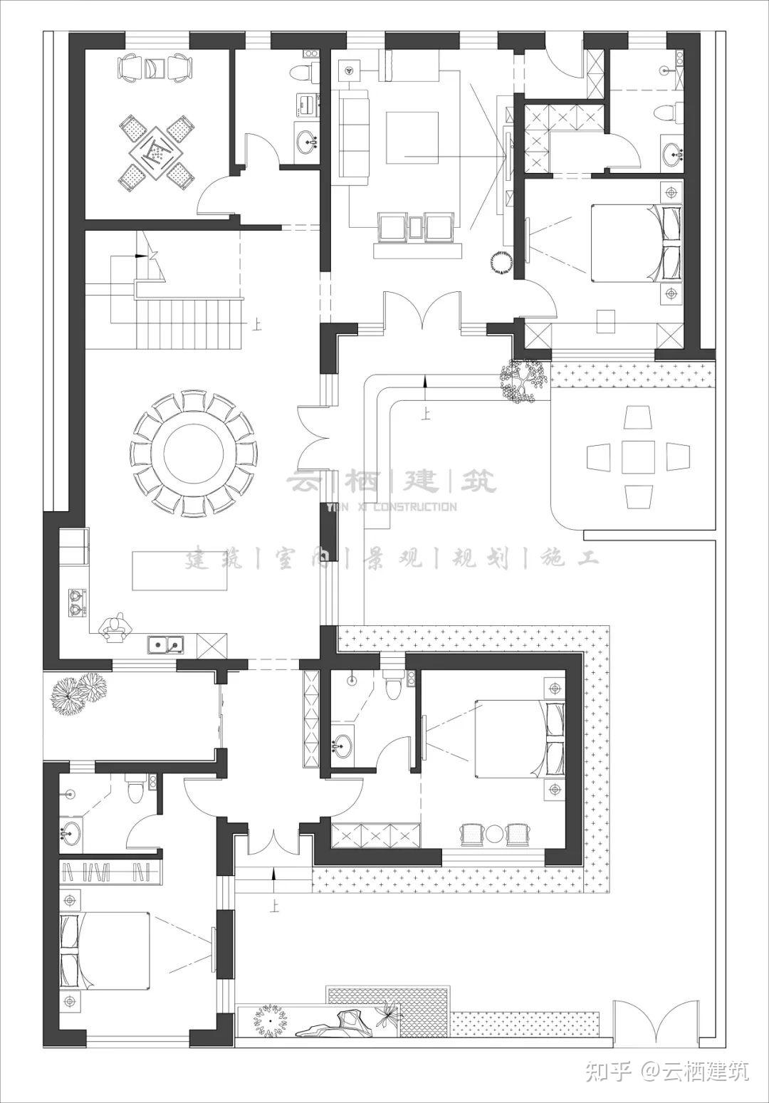 350平方米别墅平面图图片