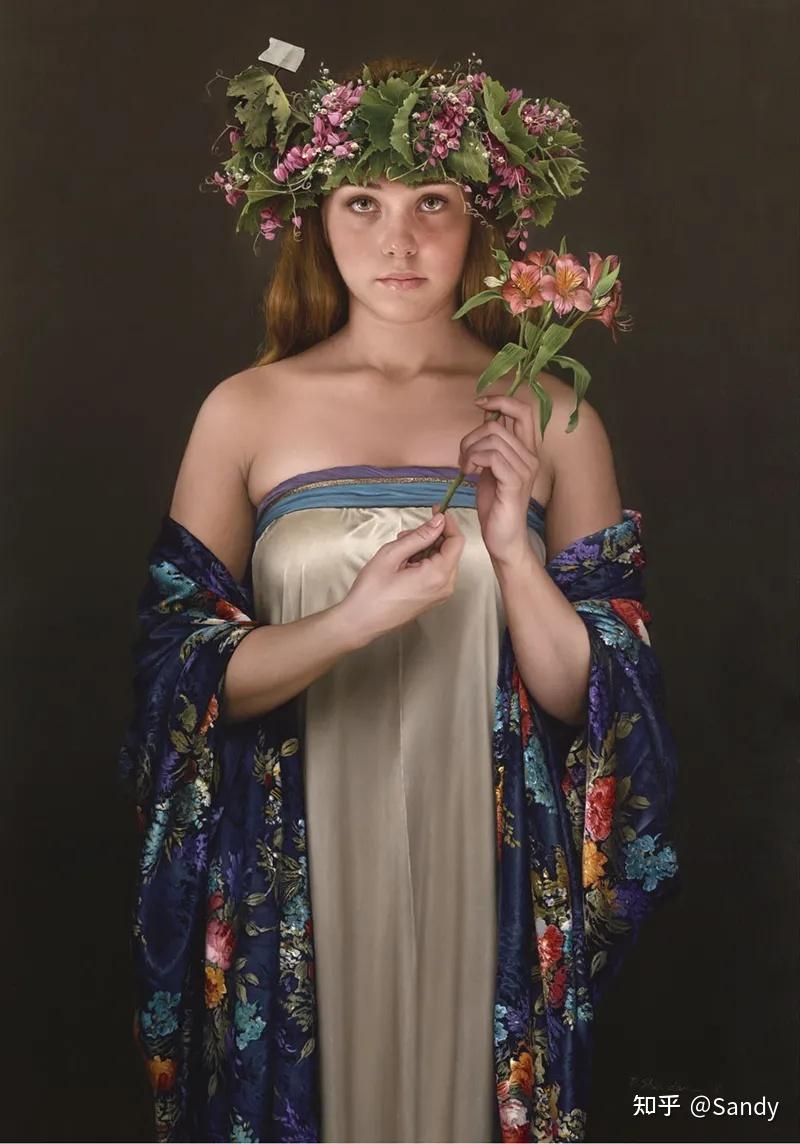 美国艺术家谢里丹的超写实人物油画艺术作品赏析