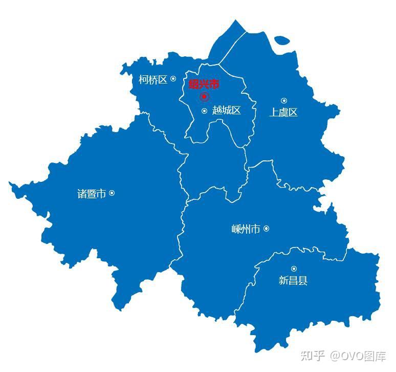 浙江省地图及地级市地图ppt可编辑模板