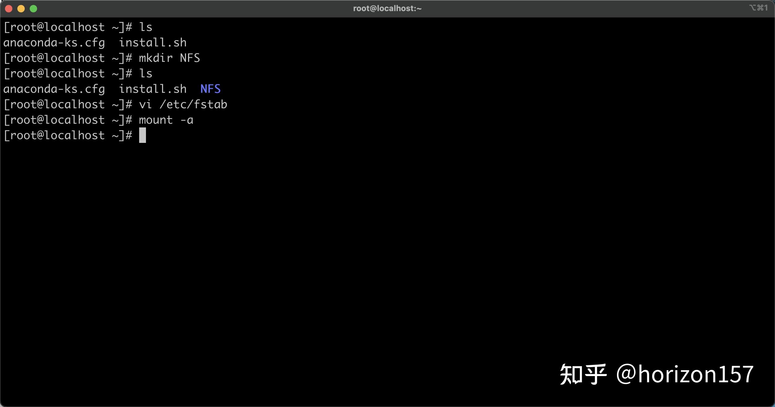 Linux NFS Disk mount 知乎