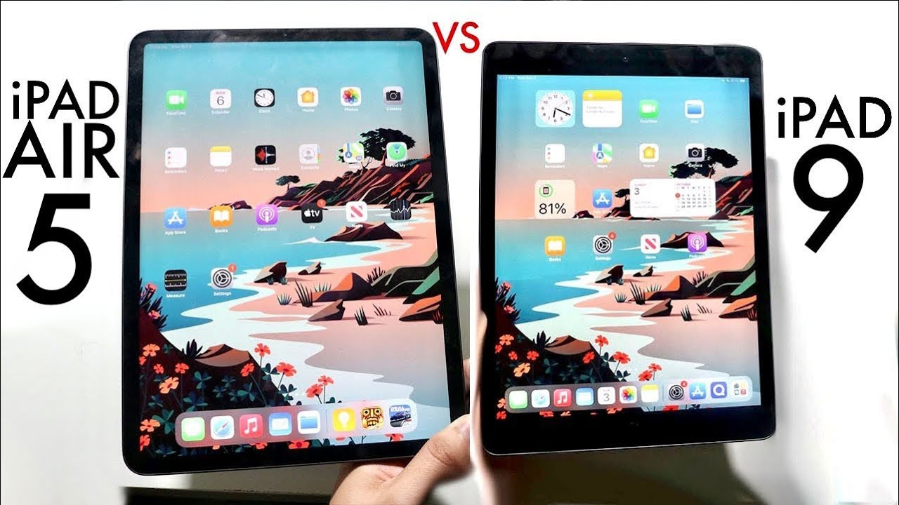 颜色这个很直观,ipad air 5 有星光色,深空灰,粉,紫,蓝 5 种颜色,ipad