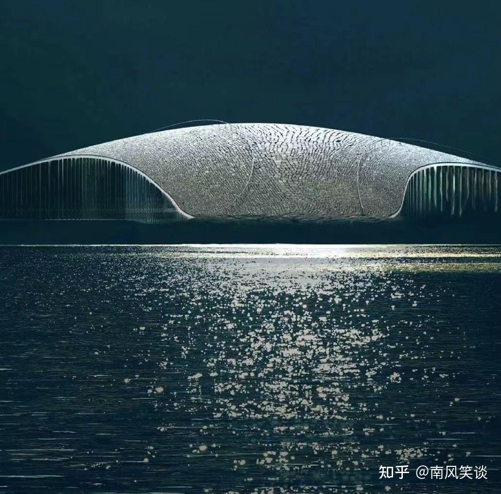 夜间艺术分享鲸鱼博物馆