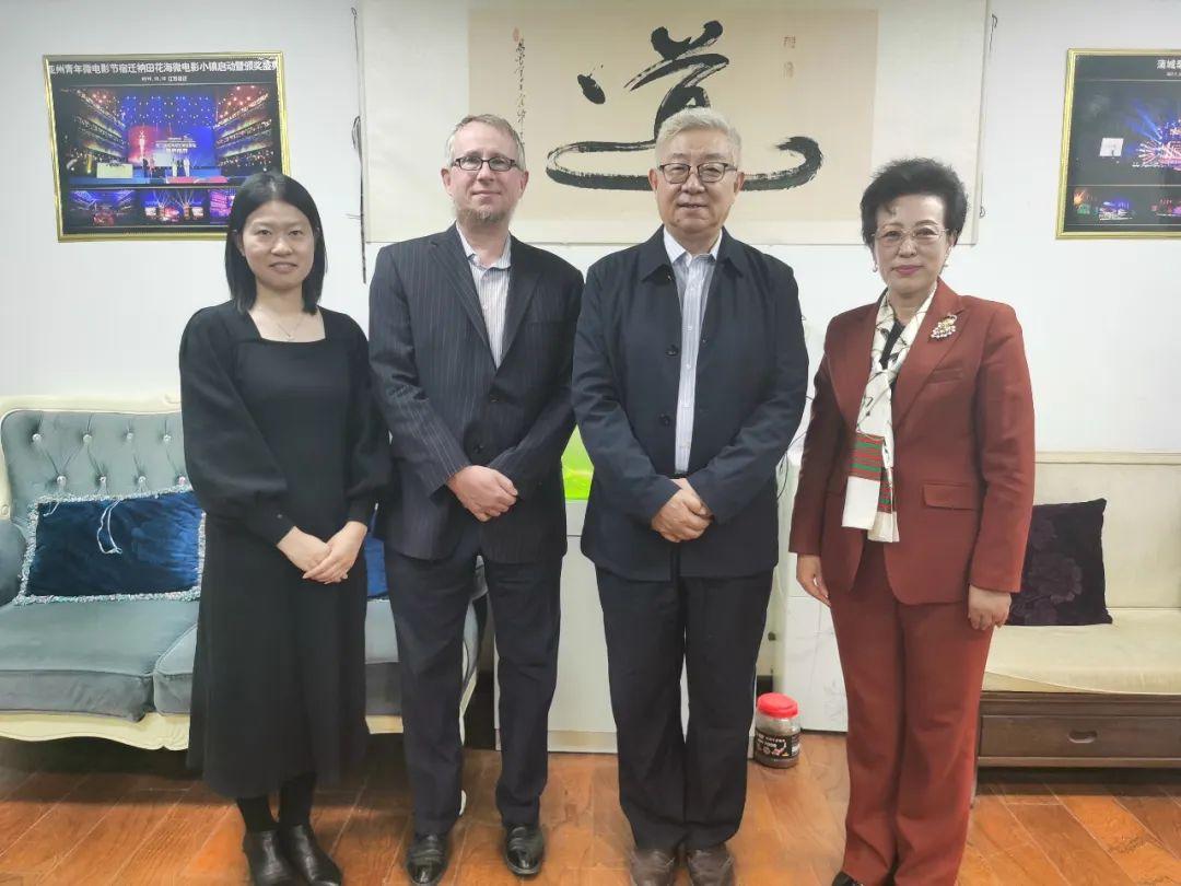 匈牙利驻华大使馆原副大使纳吉高博访问中国国际教育电视台