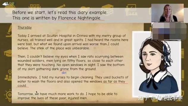 通过历史课edithcavell来学习日记写作