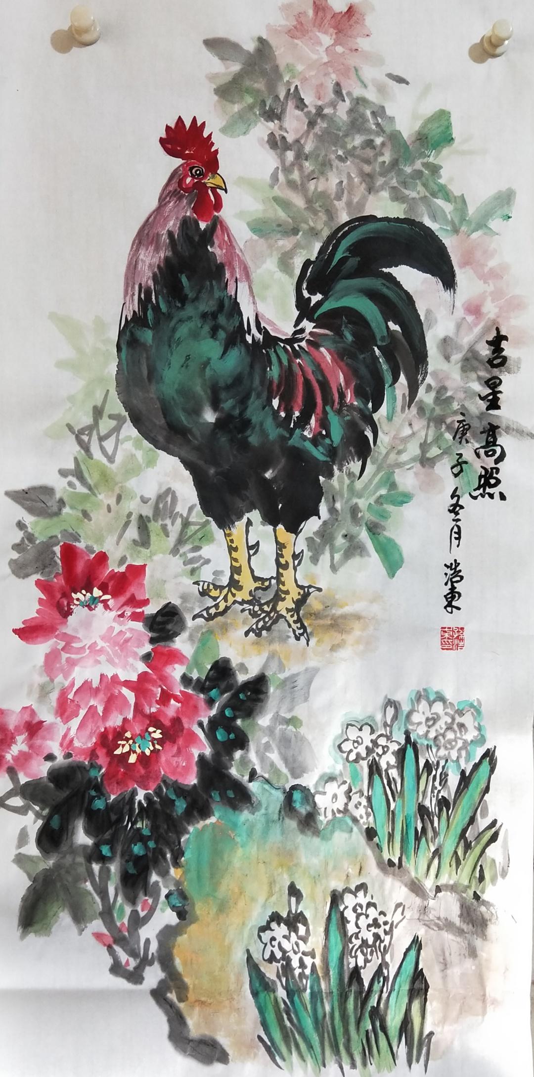 起航中国爱我中华画家孙浩东迎新春作品微展