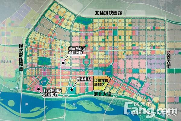 石家庄未来城市规划图图片