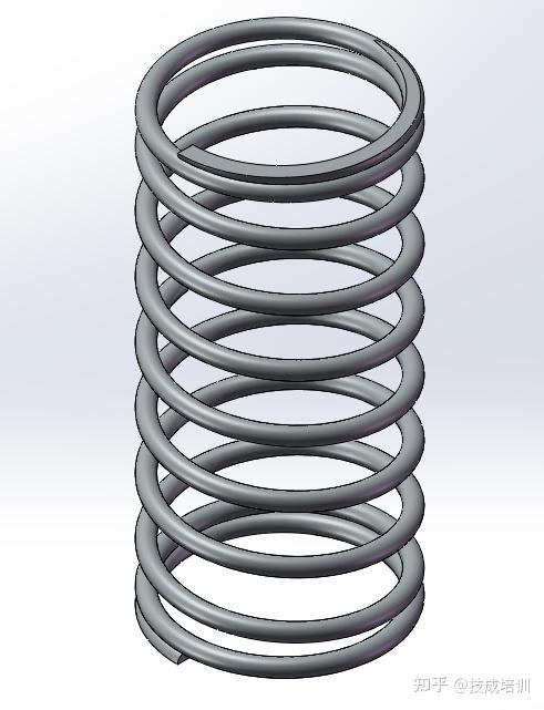Solidworks建模案例3--压缩弹簧 - 知乎
