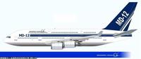 md-12双层客机计划:因对岸放弃投资而"流产"