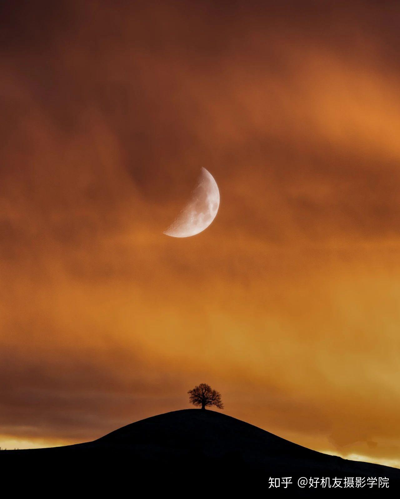 不需要太高iso,因此全幅机半幅机都可以拍出清晰的月亮