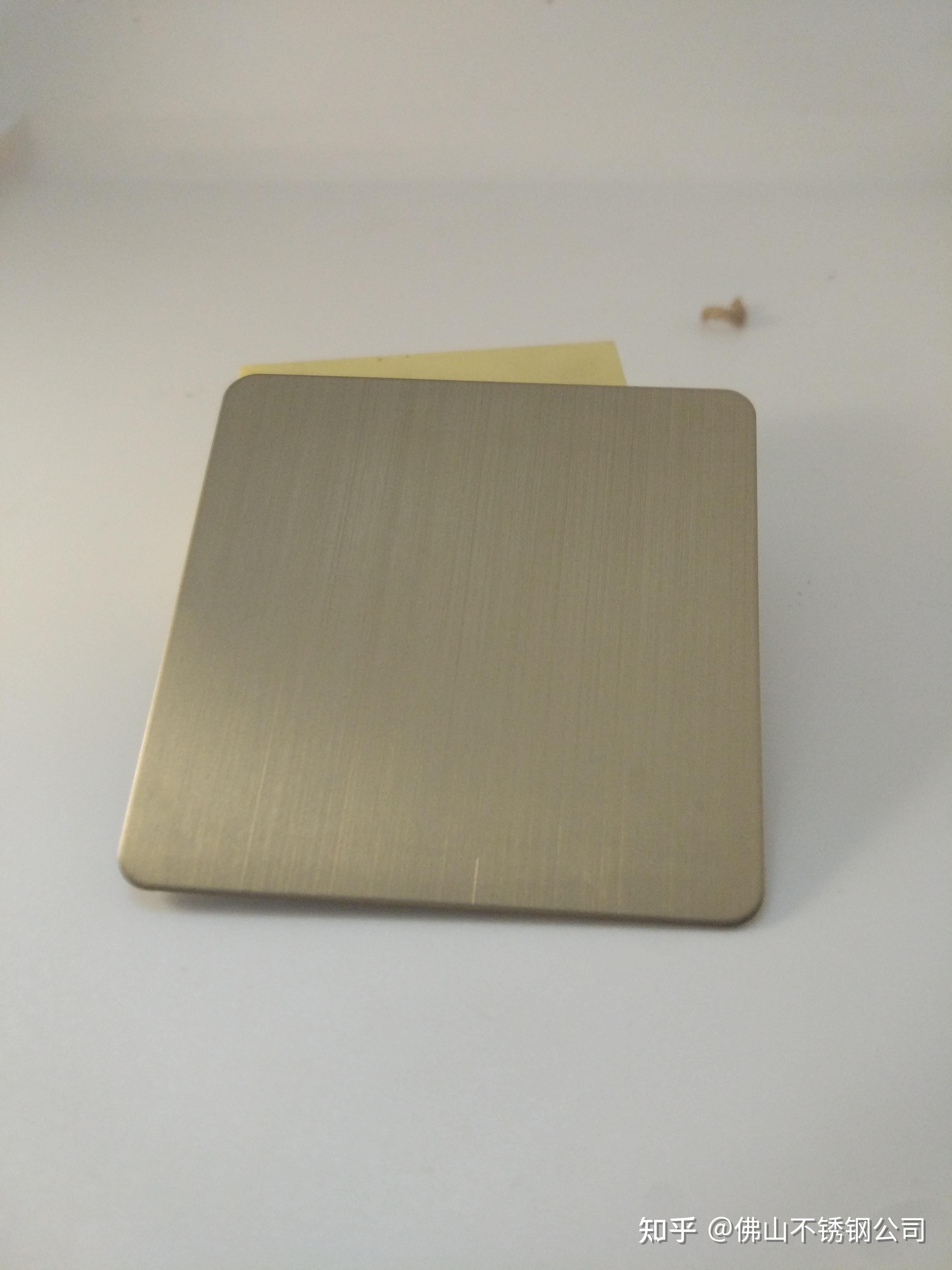 香槟金横向拉丝不锈钢板不锈钢天花吊顶拉丝彩色装饰板批发 - 知乎