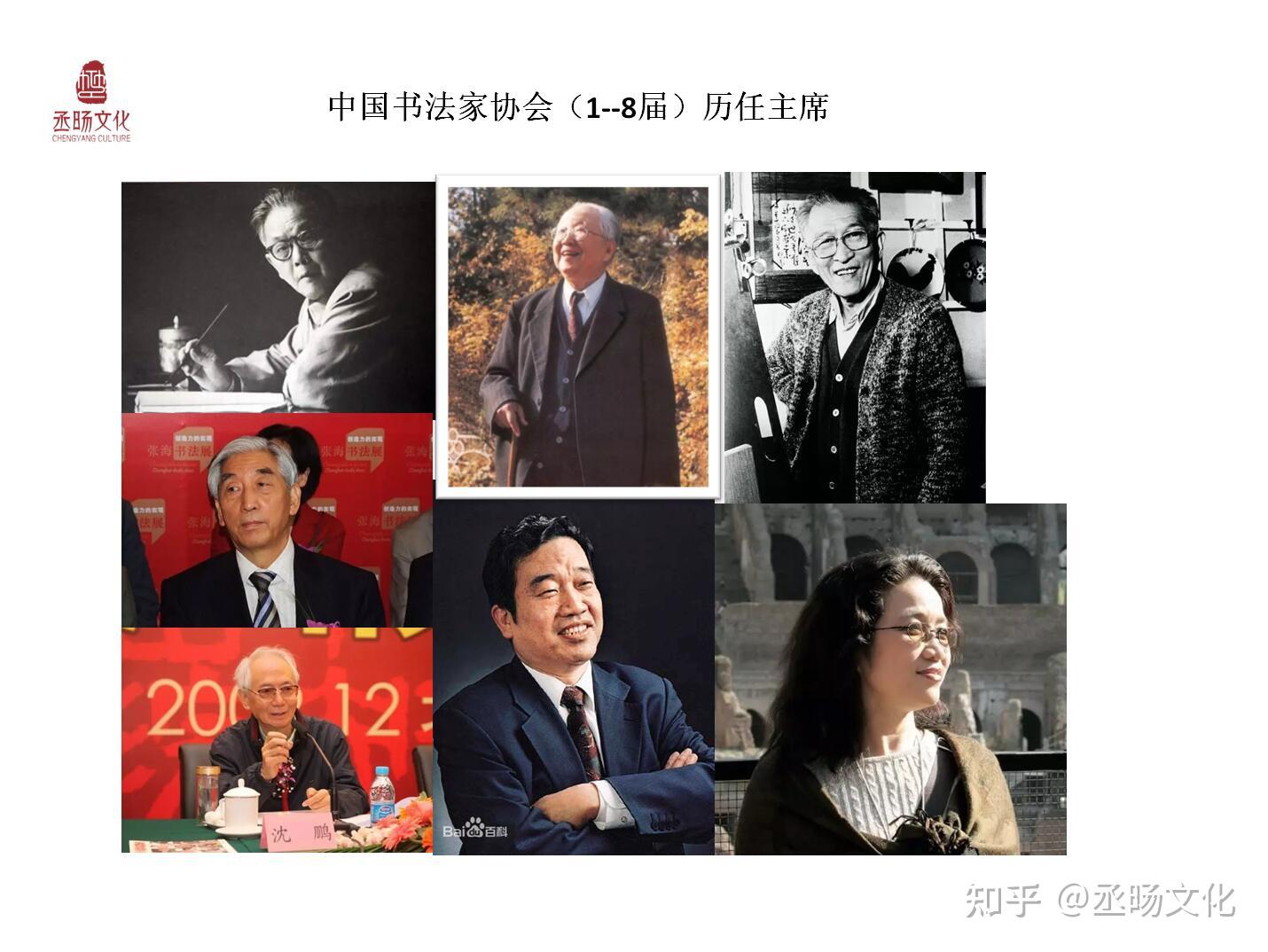 中国书法家协会(1--8届)历任主席及成员名单,太全了,赶紧收藏 - 知乎