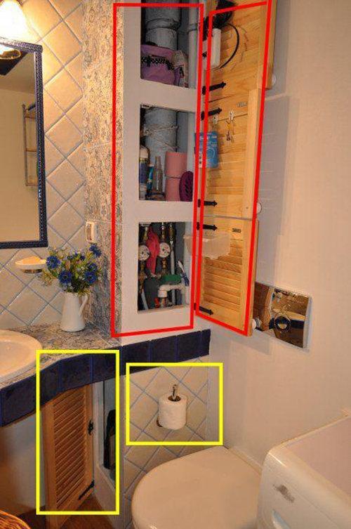 浪费花3400给排水管包根柱子不如就地打个收纳柜实用