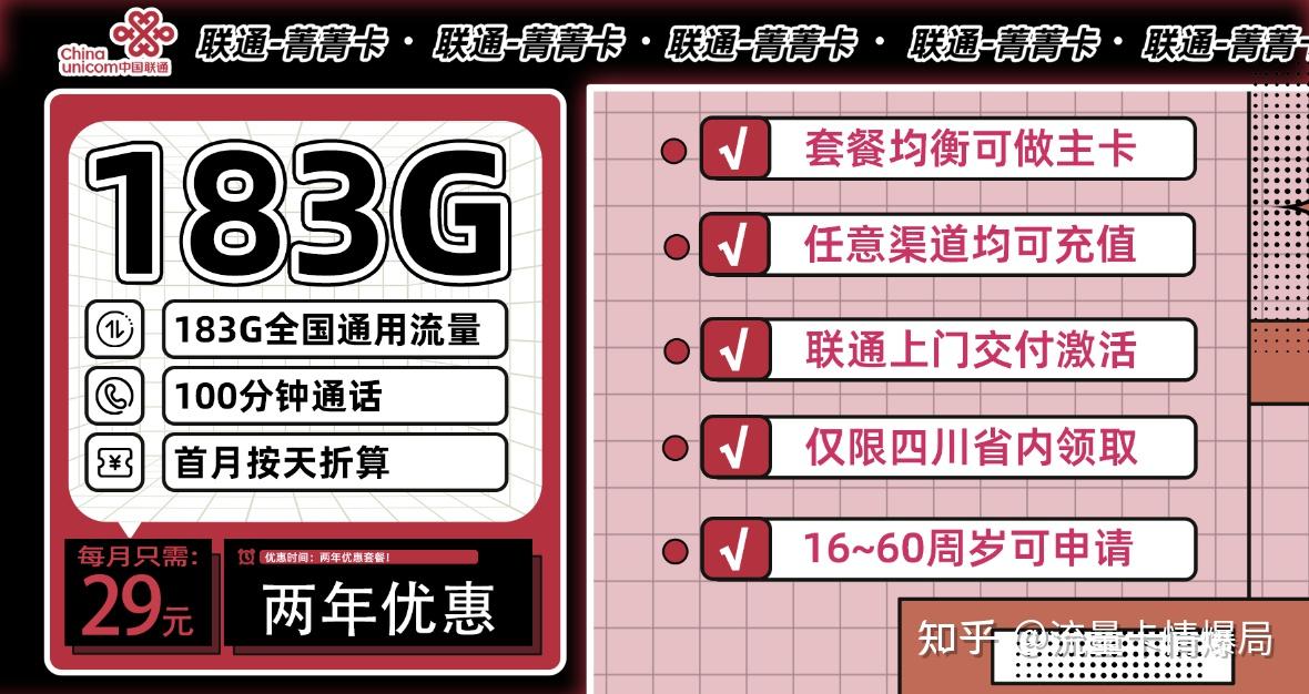 2024年中国移动联通电信有什么特别划算的套餐和流量卡手机卡推荐附