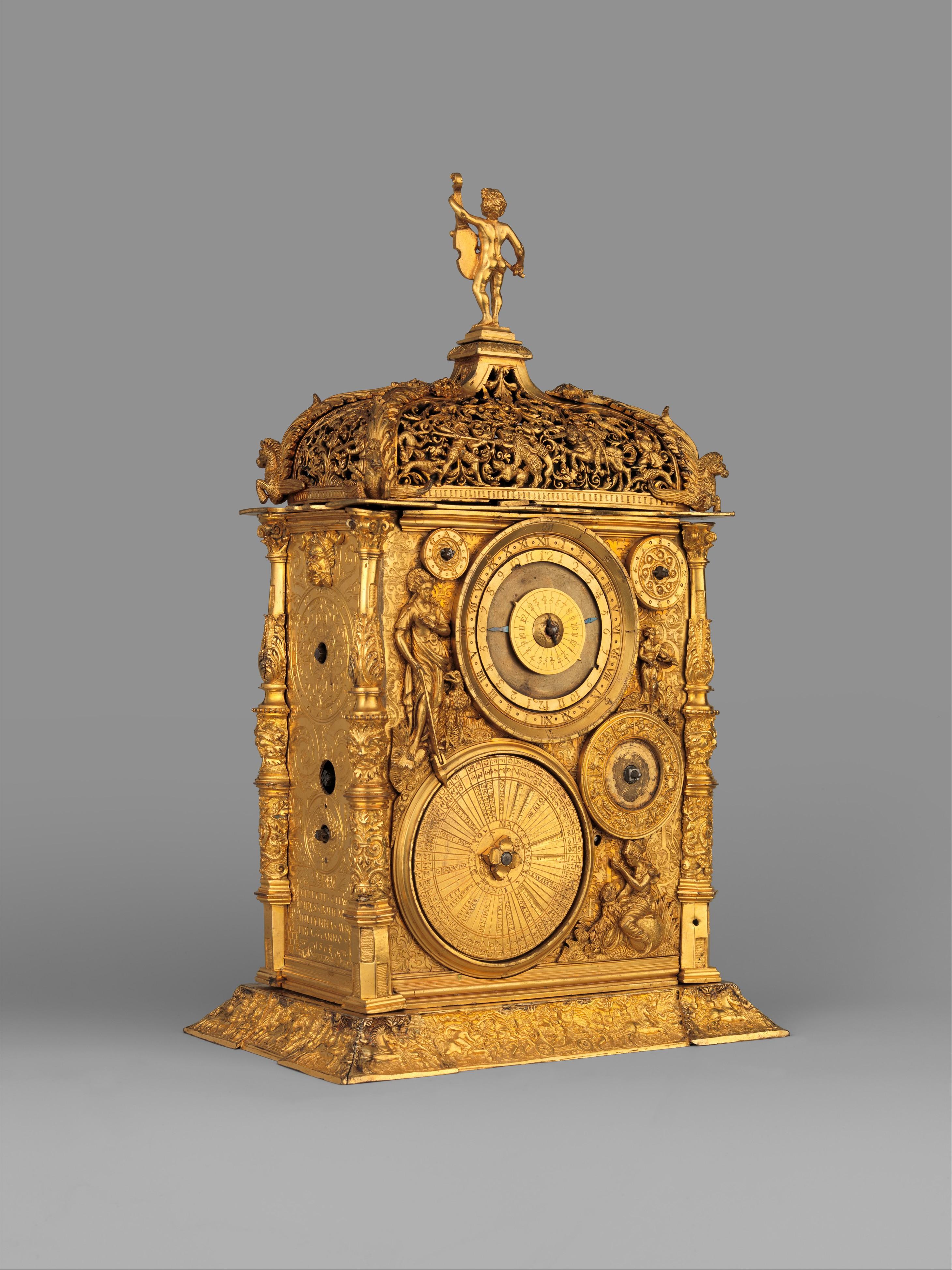 的自动钟celestial globe with clockwork