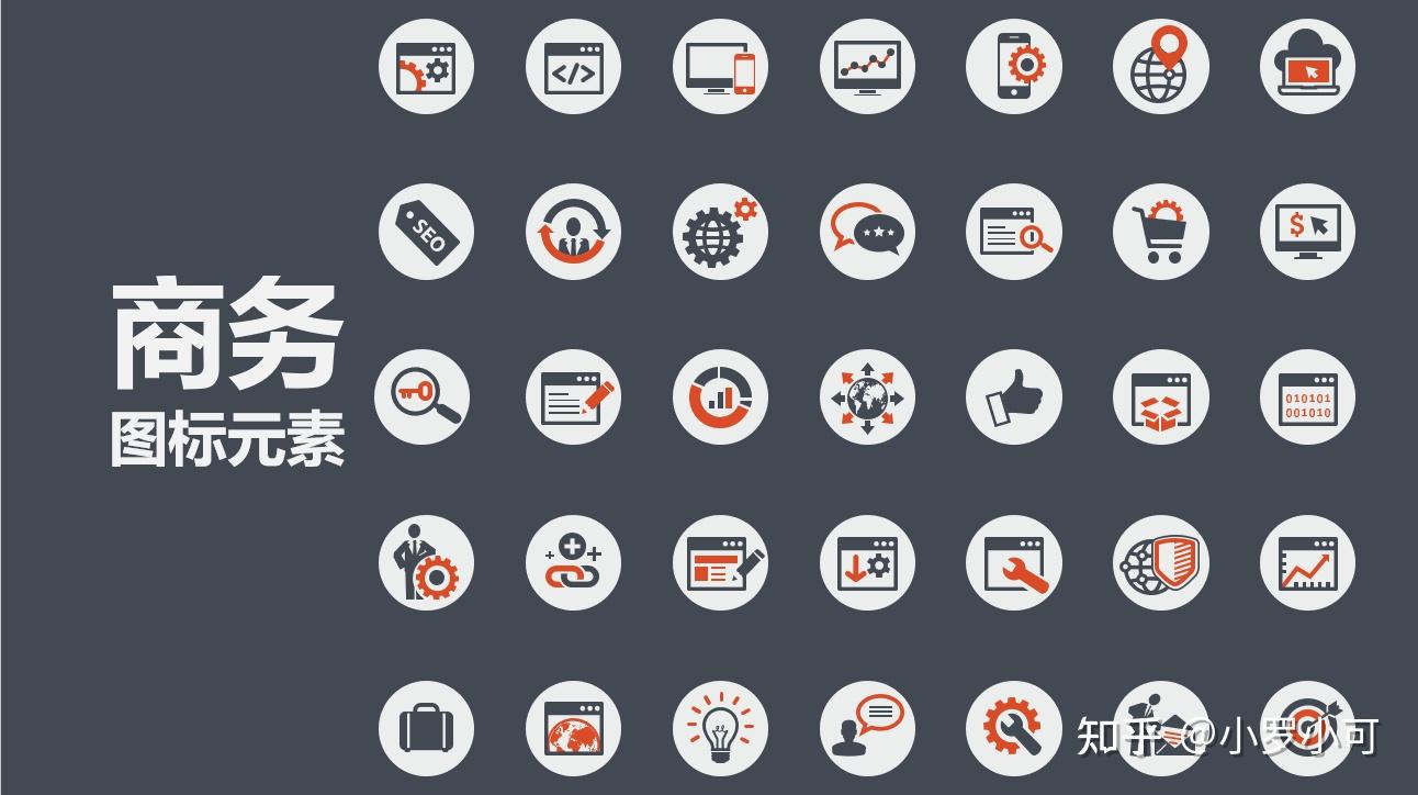 【分享】一份超全的PPT矢量图标素材包 - 知乎